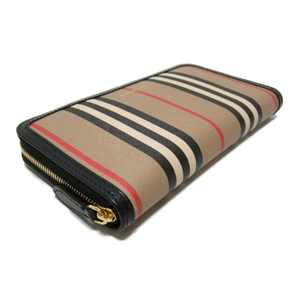 Burberry Beige Leather Round ELMORE Long Wallet - Picture 3 of 7